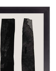 Exclamación: cuadro decorativo, vista 2 (negro detalle)