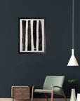 Exclamación: cuadro decorativo, vista 3 (negro render)