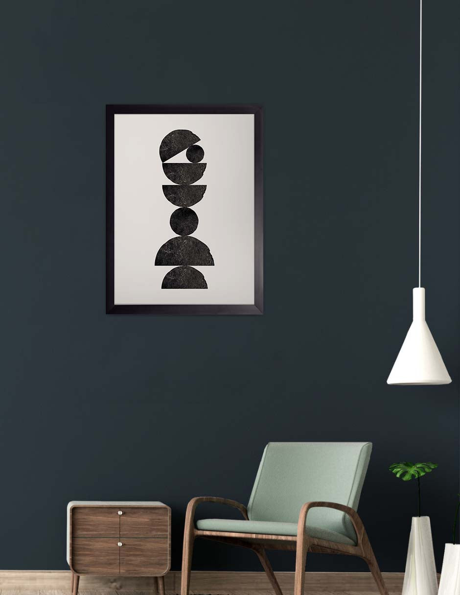 Faro: cuadro decorativo, vista 3 (negro render)