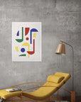 Festival: cuadro decorativo, vista 6 (blanco render)