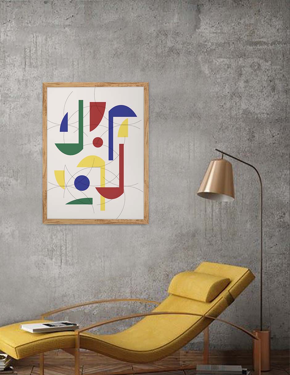 Festival: cuadro decorativo, vista 9 (madera render)