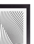 Fuga: cuadro decorativo, vista 2 (negro detalle)