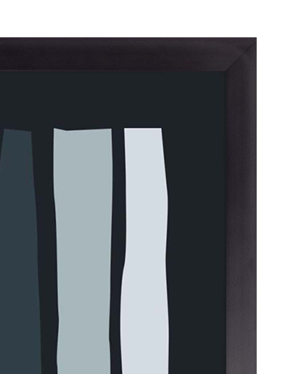 Glaciar: cuadro decorativo, vista 2 (negro detalle)