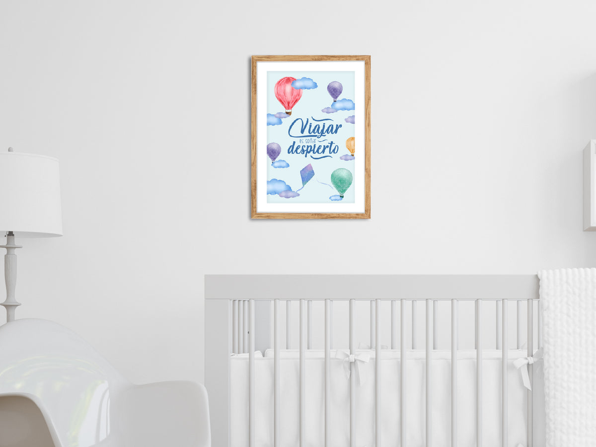 Globos Viajeros: cuadro decorativo, vista 3 (c render 2 01)