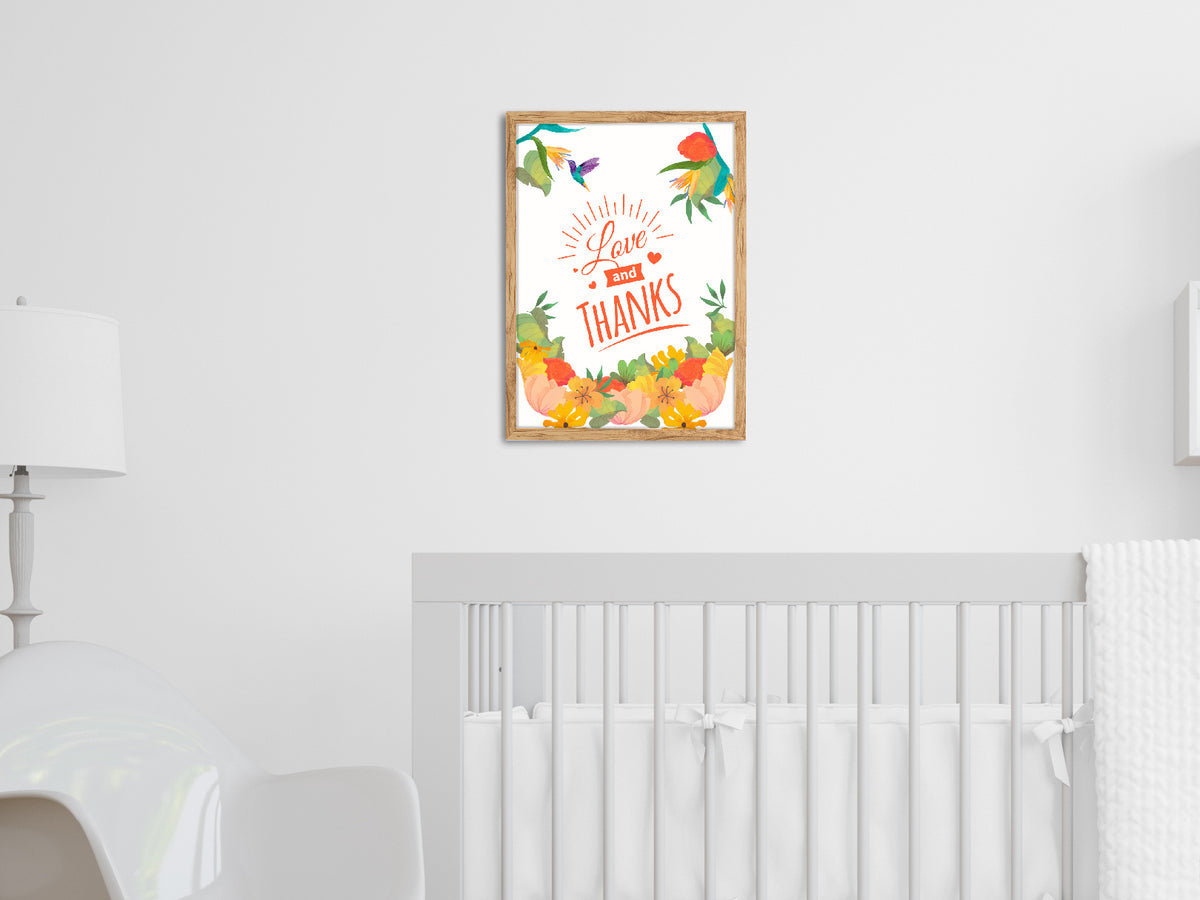 Gratitud: cuadro decorativo, vista 3 (c render 2 01)