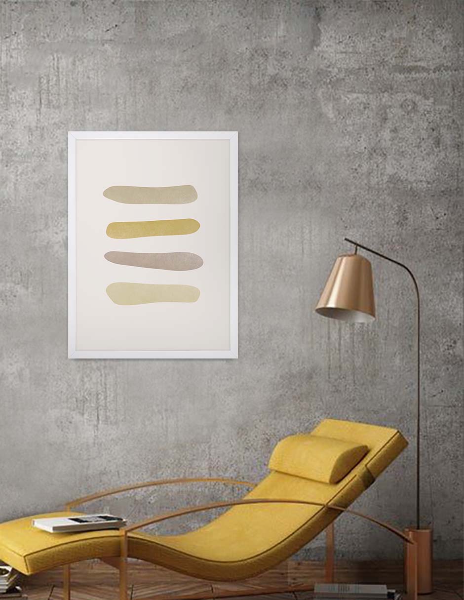 Hamacas: cuadro decorativo, vista 6 (blanco render)
