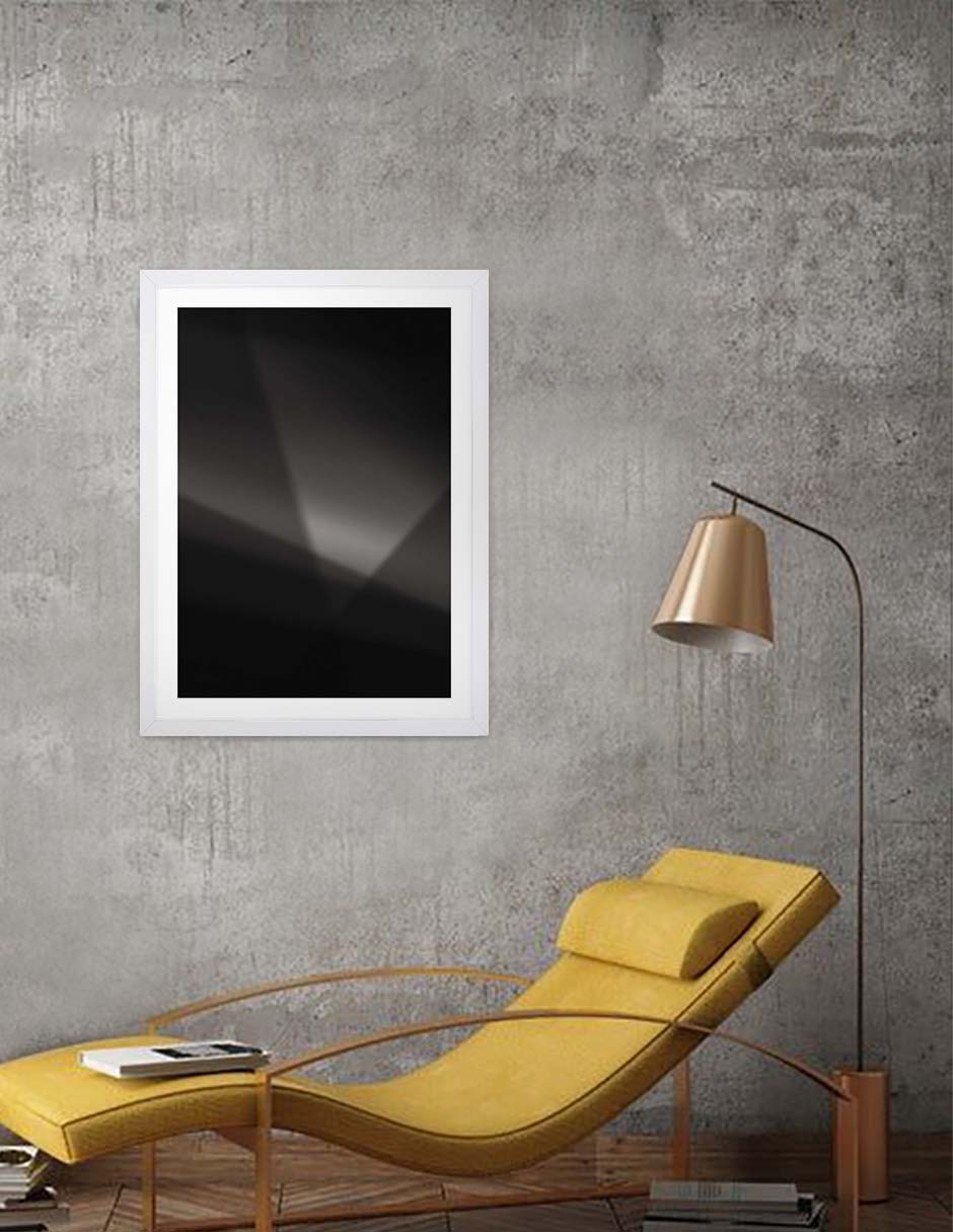 Haz de Luz: cuadro decorativo, vista 7 (blanco render)