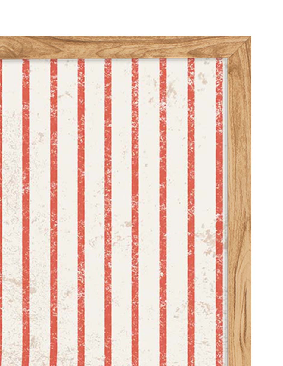 Hilo Rojo: cuadro decorativo, vista 8 (madera detalle)