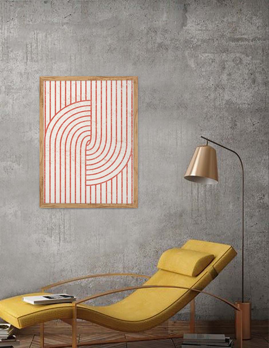 Hilo Rojo: cuadro decorativo, vista 9 (madera render)