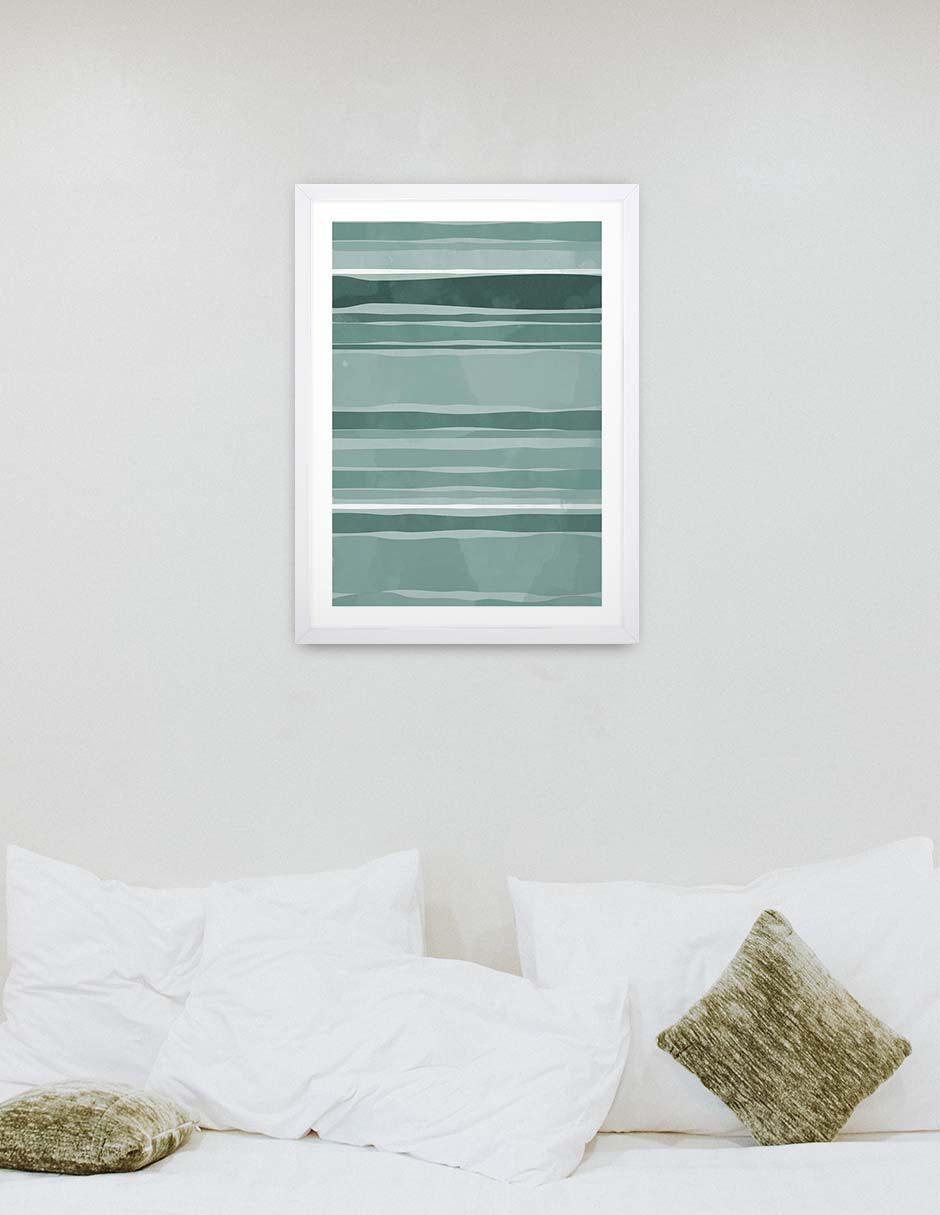 Jade: cuadro decorativo, vista 6 (blanco render)