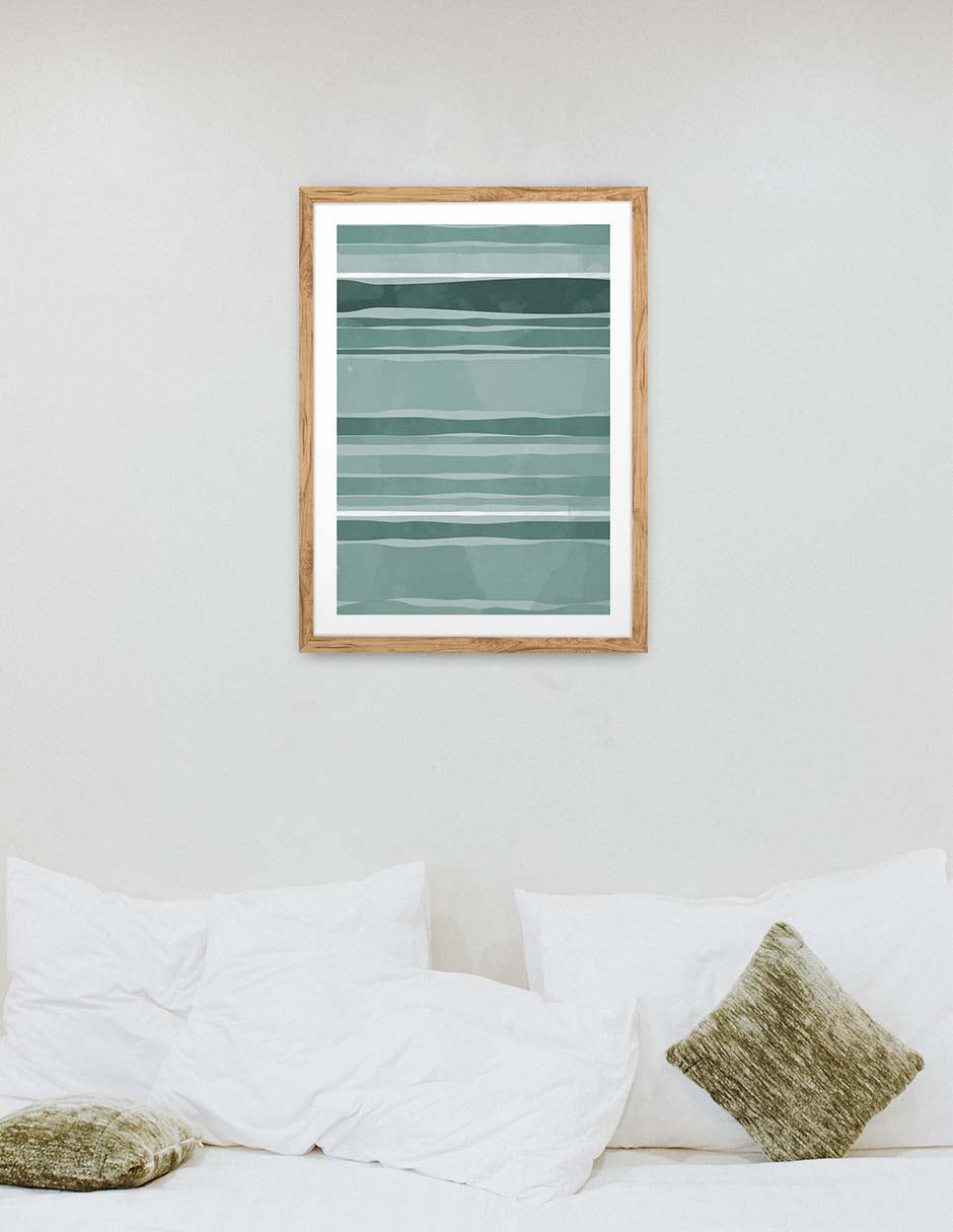 Jade: cuadro decorativo, vista 9 (madera render)