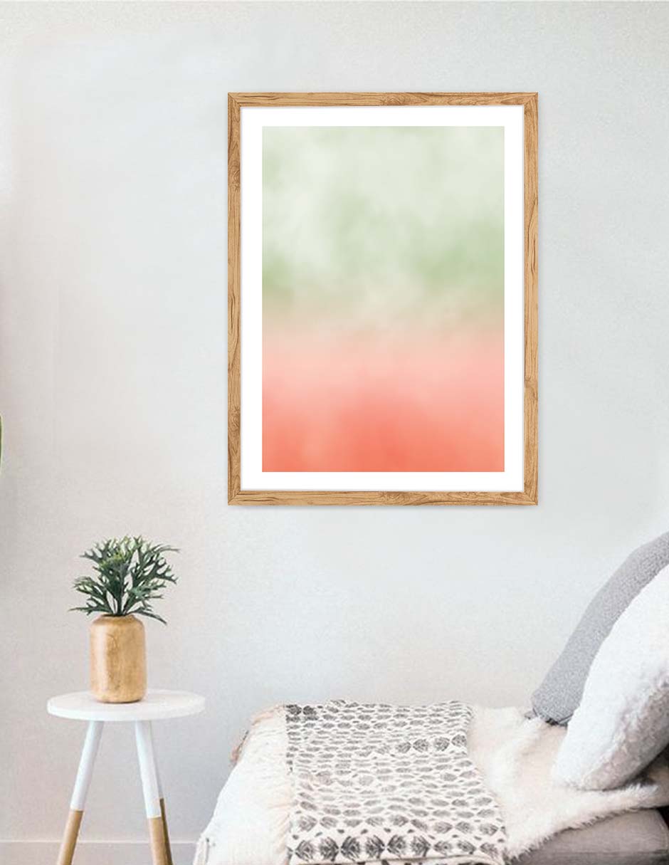 Jardín Brumoso: cuadro decorativo, vista 9 (madera render)