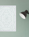 Laberinto Menta: cuadro decorativo, vista 2 (render 01)