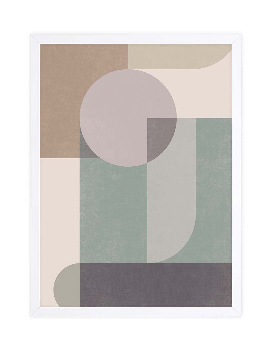 Luna Sobrepuesta: cuadro decorativo, vista 4 (blanco)