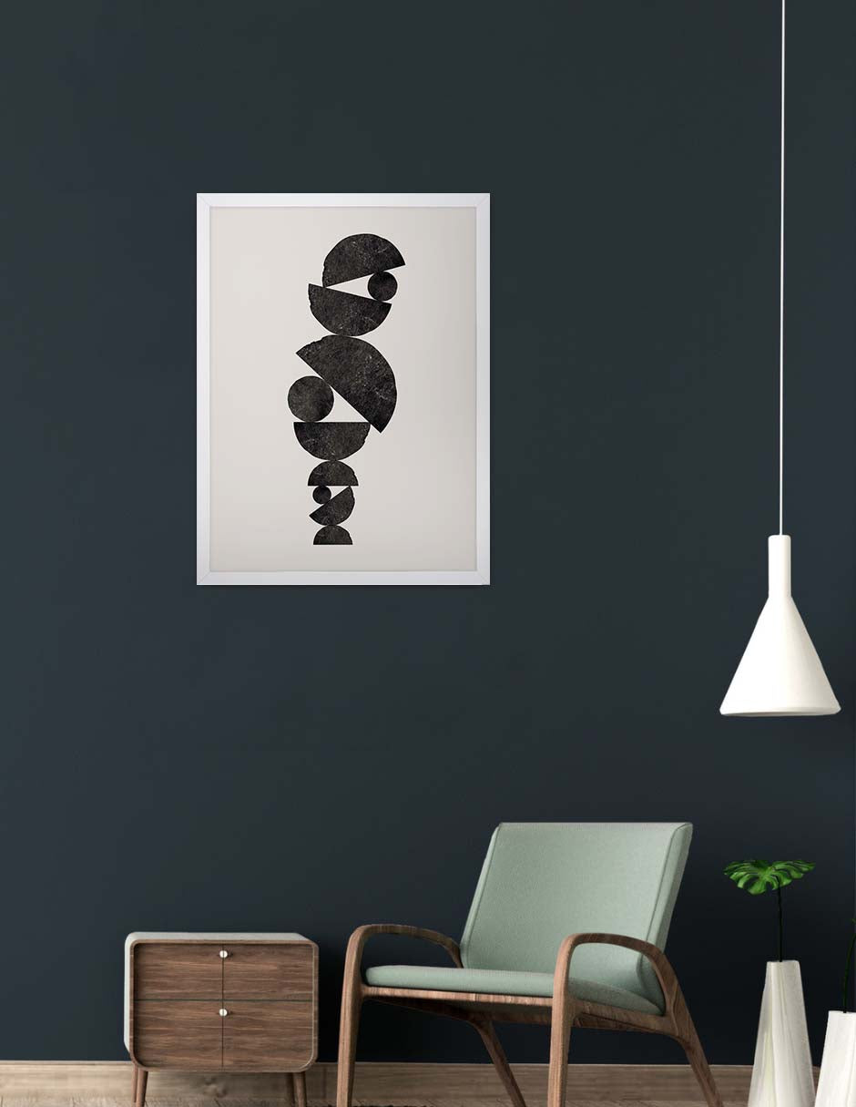 Malabar: cuadro decorativo, vista 6 (blanco render)