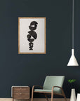 Malabar: cuadro decorativo, vista 9 (madera render)