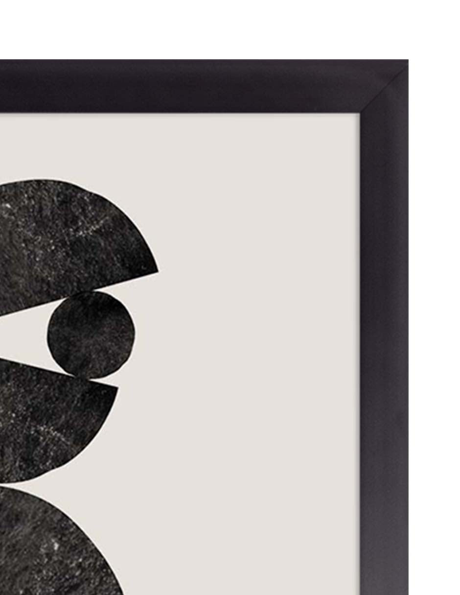 Malabar: cuadro decorativo, vista 2 (negro detalle)