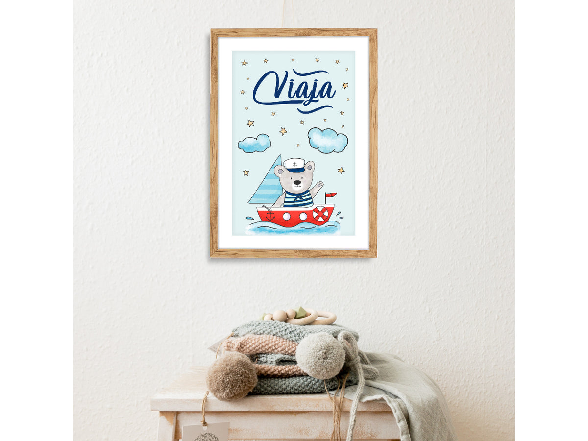 Marinero: cuadro decorativo, vista 2 (c render 01)