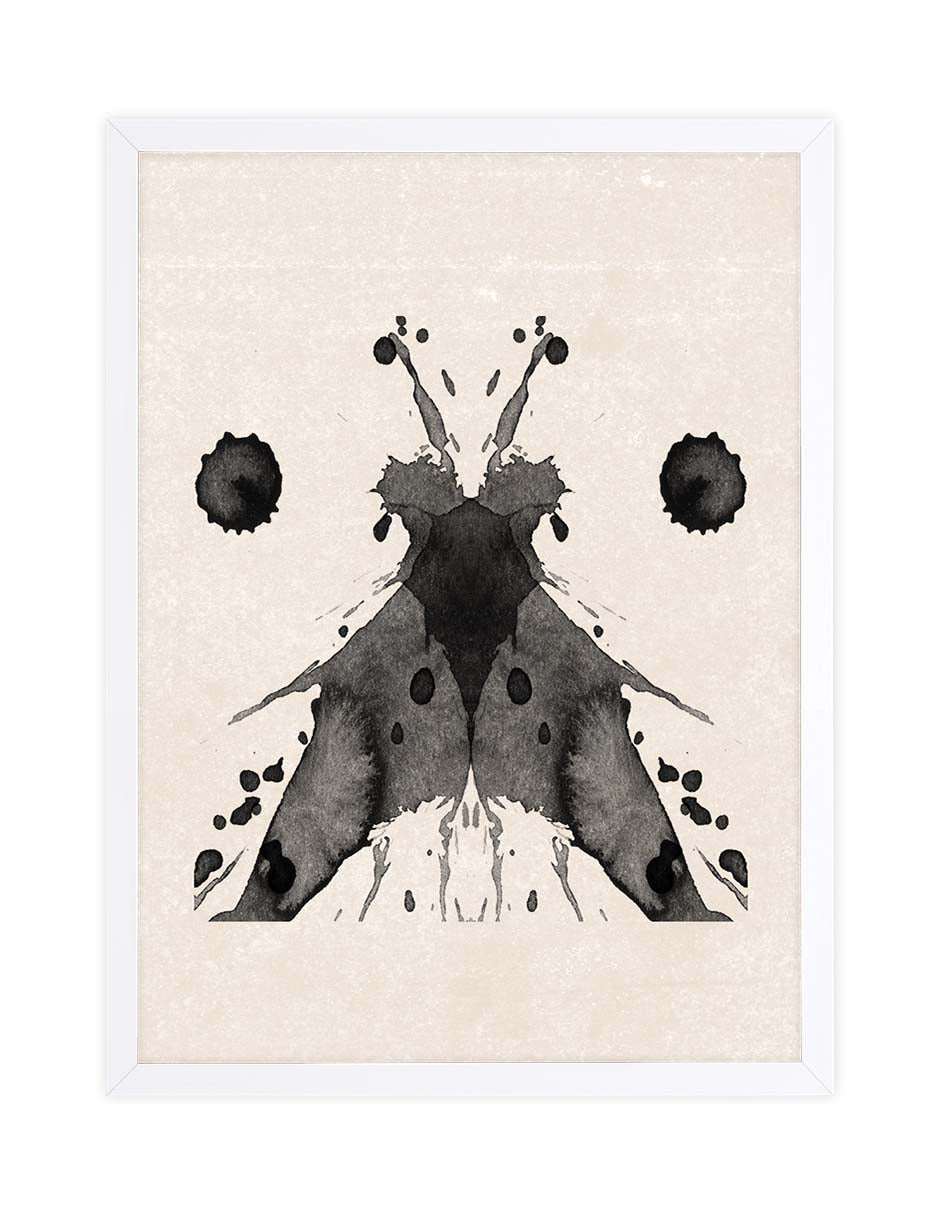 Mariposa Simétrica: cuadro decorativo, vista 4 (blanco render)