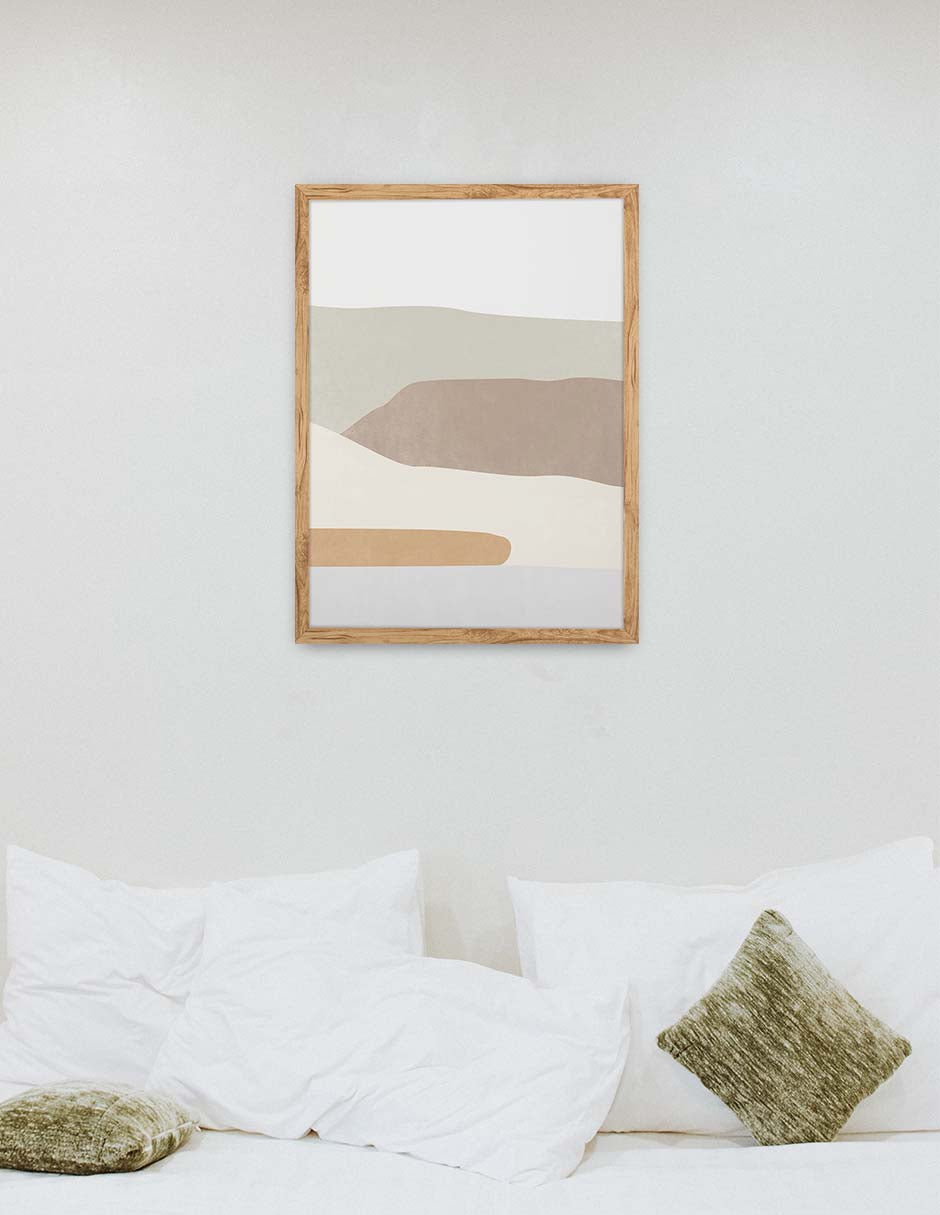 Mesetas: cuadro decorativo, vista 9 (madera render)