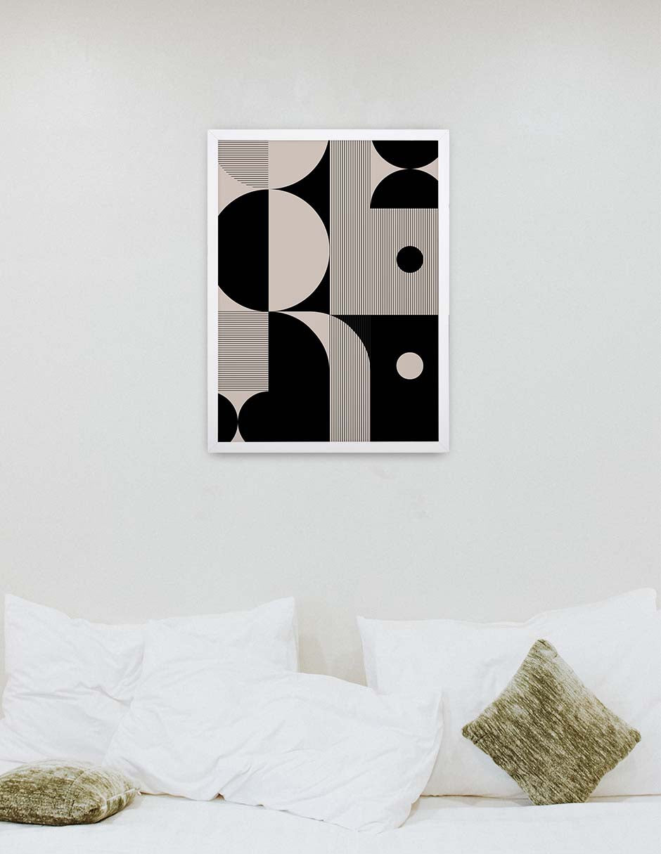 Metrónomo: cuadro decorativo, vista 6 (blanco render)