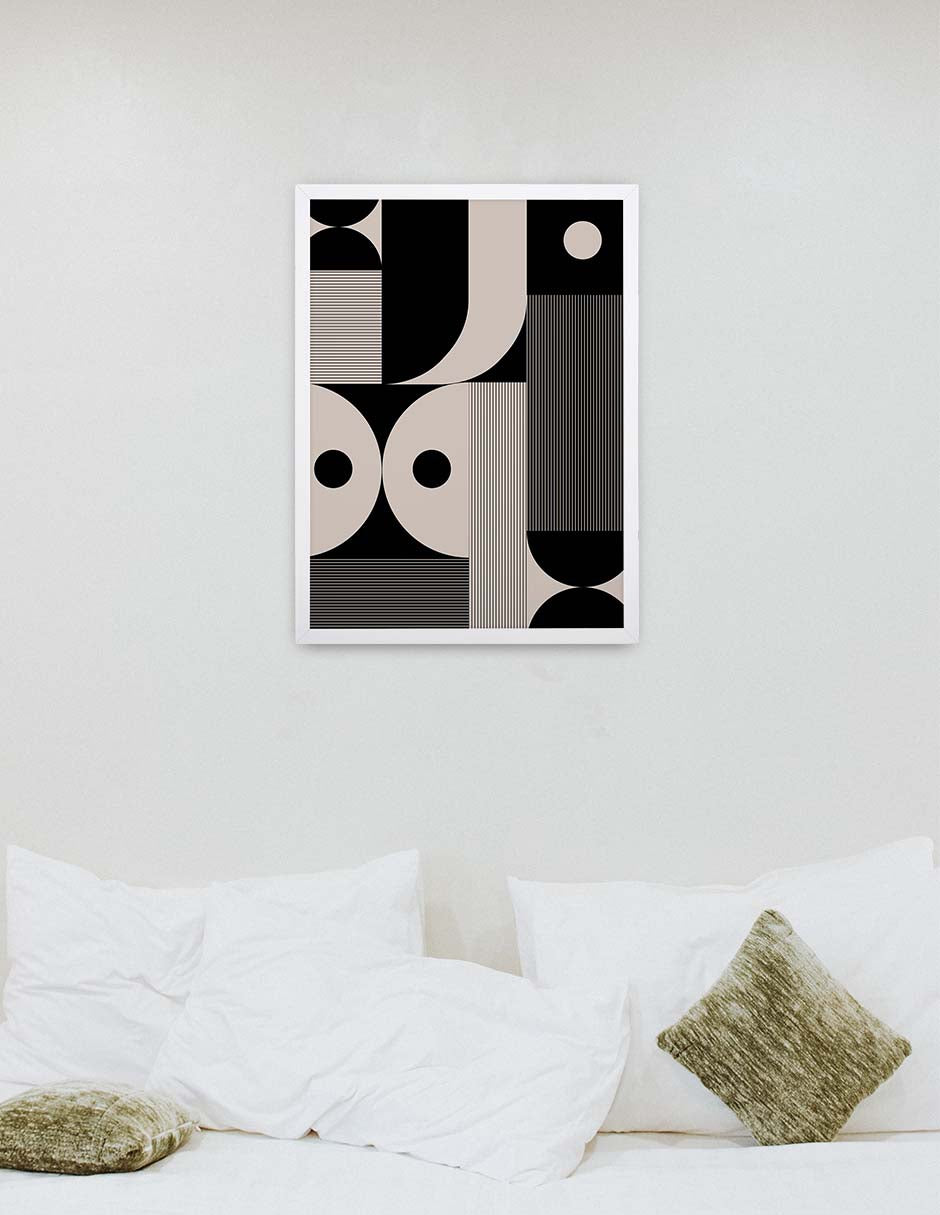 Mirada: cuadro decorativo, vista 6 (blanco render)