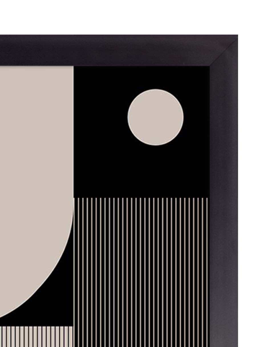 Mirada: cuadro decorativo, vista 2 (negro detalle)
