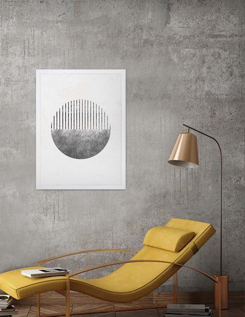 Mitades: cuadro decorativo, vista 6 (blanco render)