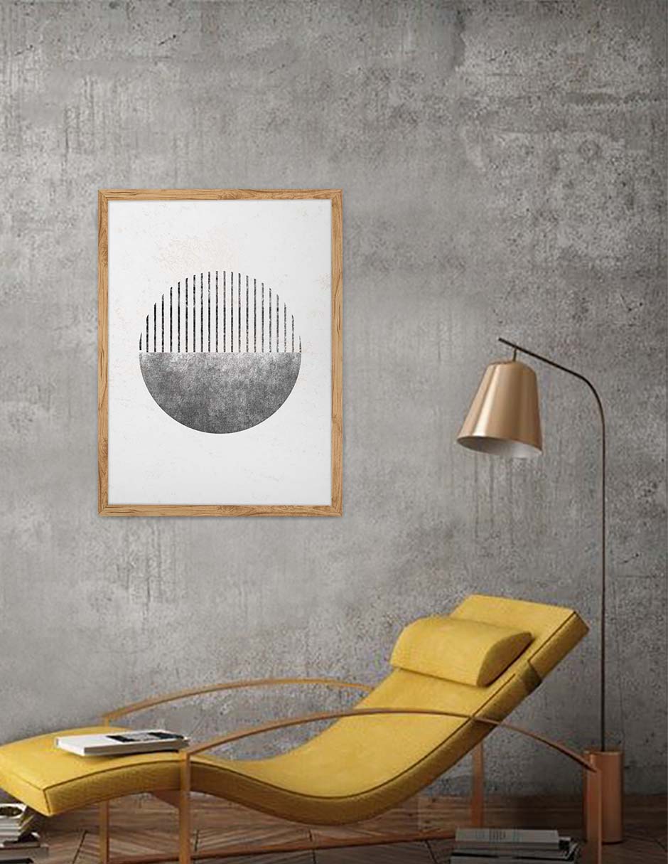Mitades: cuadro decorativo, vista 9 (madera render)
