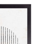Mitades: cuadro decorativo, vista 2 (negro detalle)