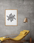 Molinete: cuadro decorativo, vista 9 (madera render)