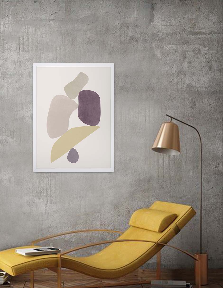 Moras: cuadro decorativo, vista 6 (blanco render)