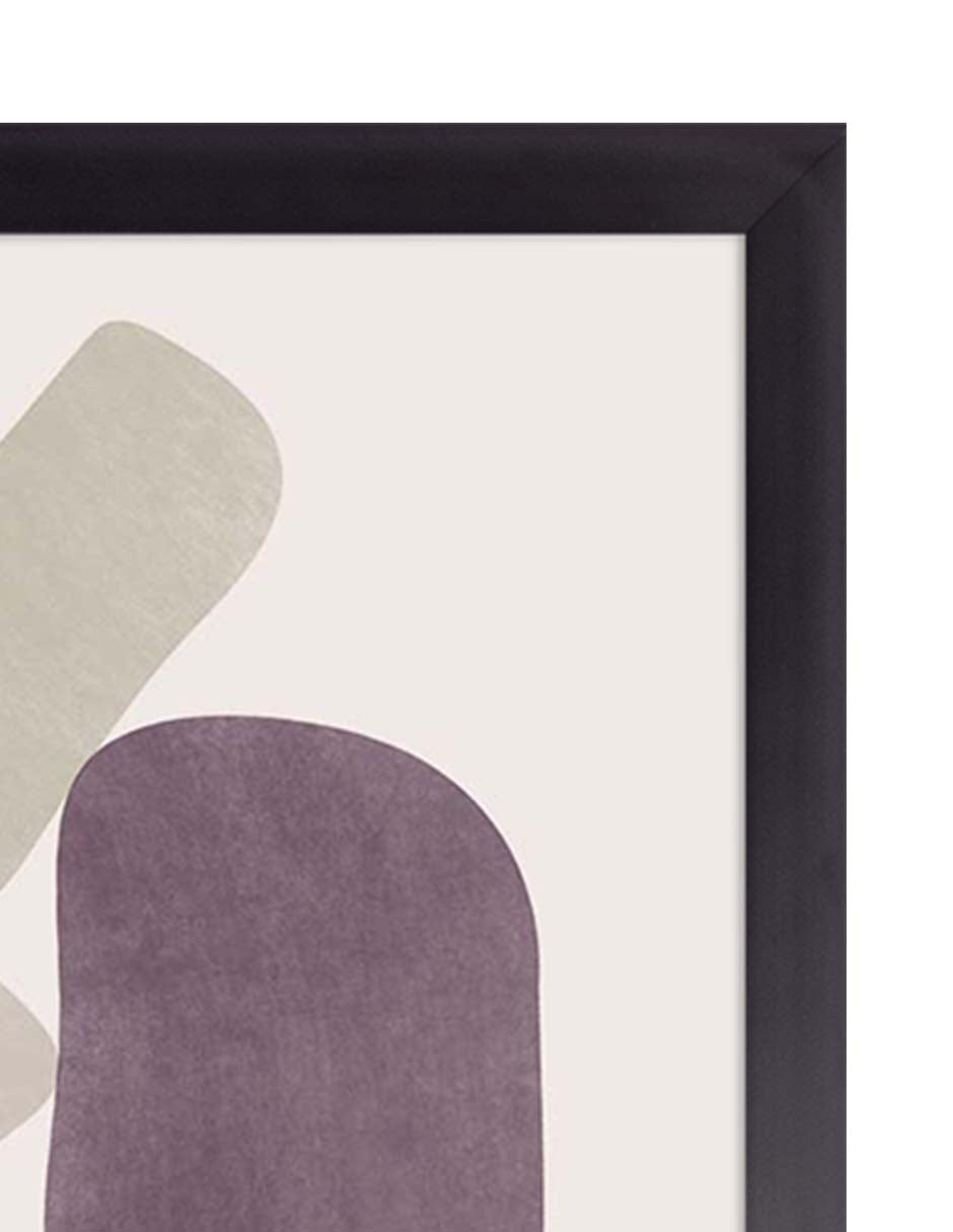 Moras: cuadro decorativo, vista 2 (negro detalle)
