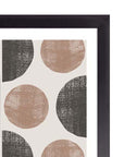 Mosaico: cuadro decorativo, vista 2 (negro detalle)