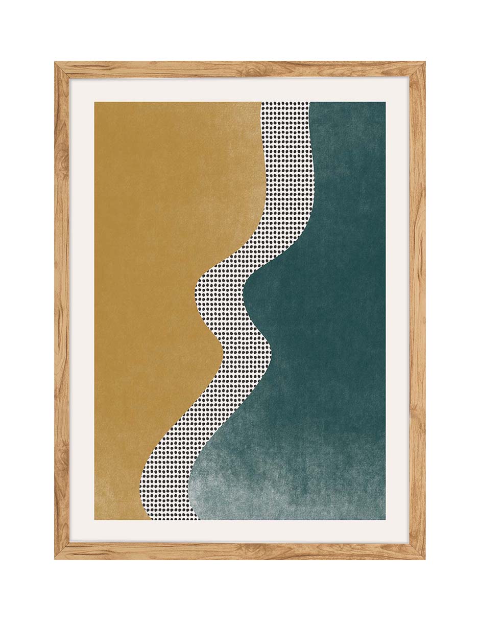 Mostaza y Pino: cuadro decorativo, vista 7 (madera)