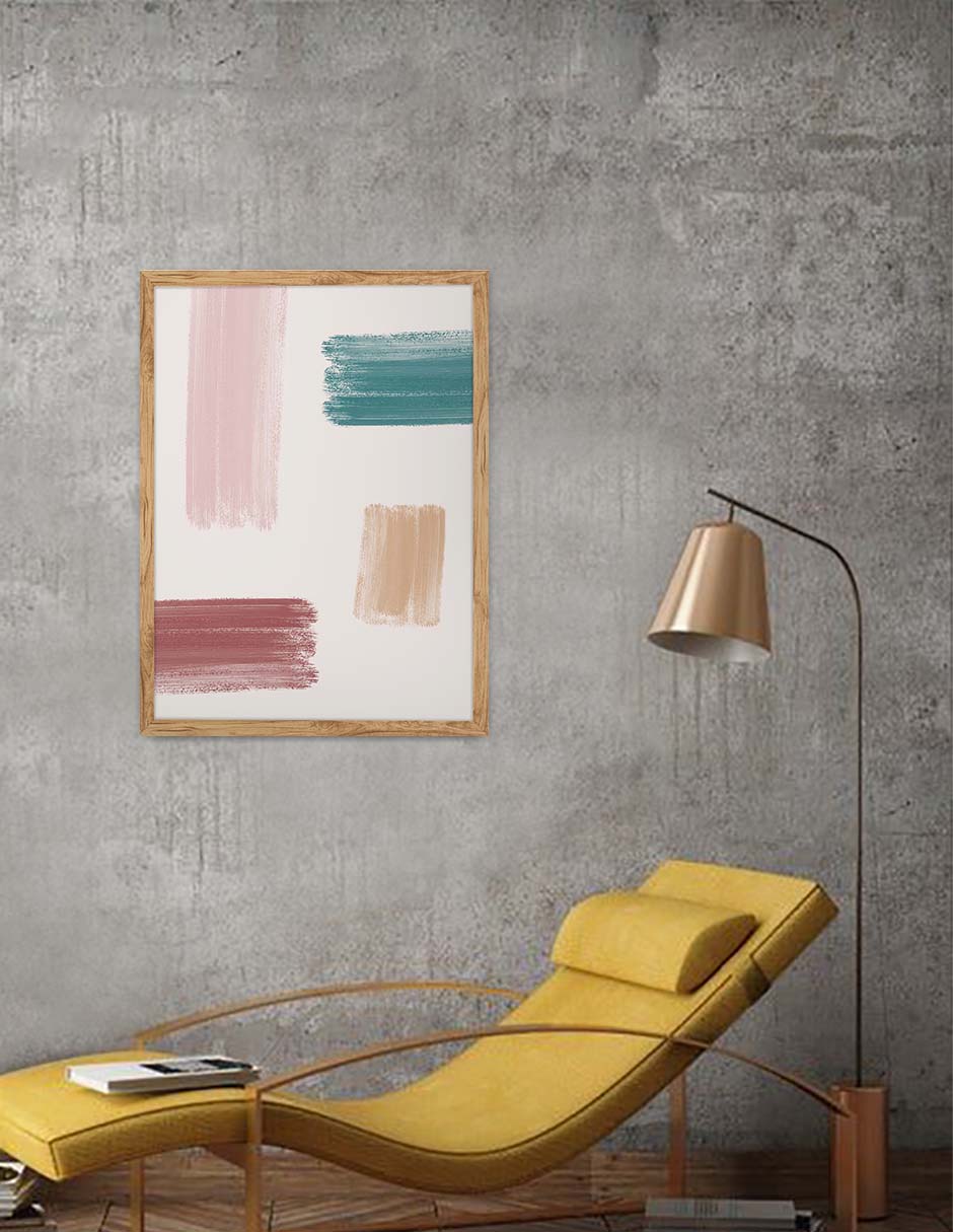 Muestrario: cuadro decorativo, vista 9 (madera render)