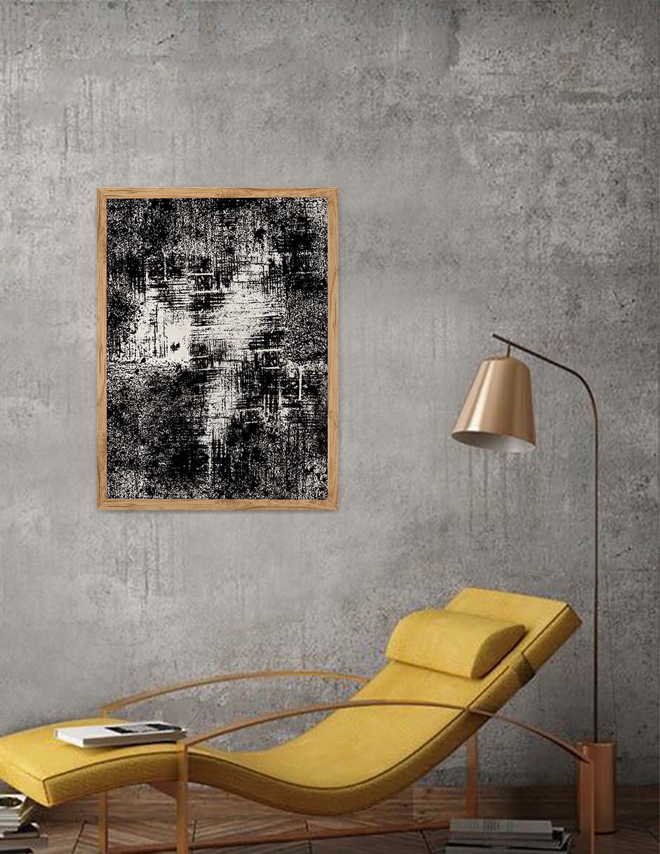 Muro Desgastado: cuadro decorativo, vista 9 (madera render)