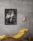 Muro Desgastado: cuadro decorativo, vista 3 (negro render)