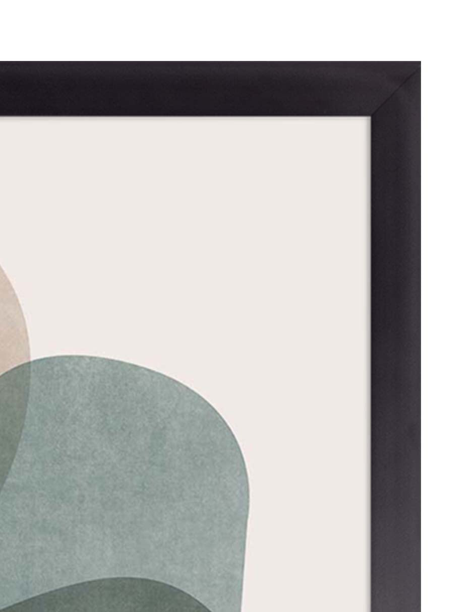 Nenúfares: cuadro decorativo, vista 2 (negro detalle)