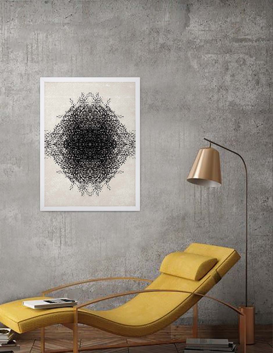 Núcleo: cuadro decorativo, vista 6 (blanco render)