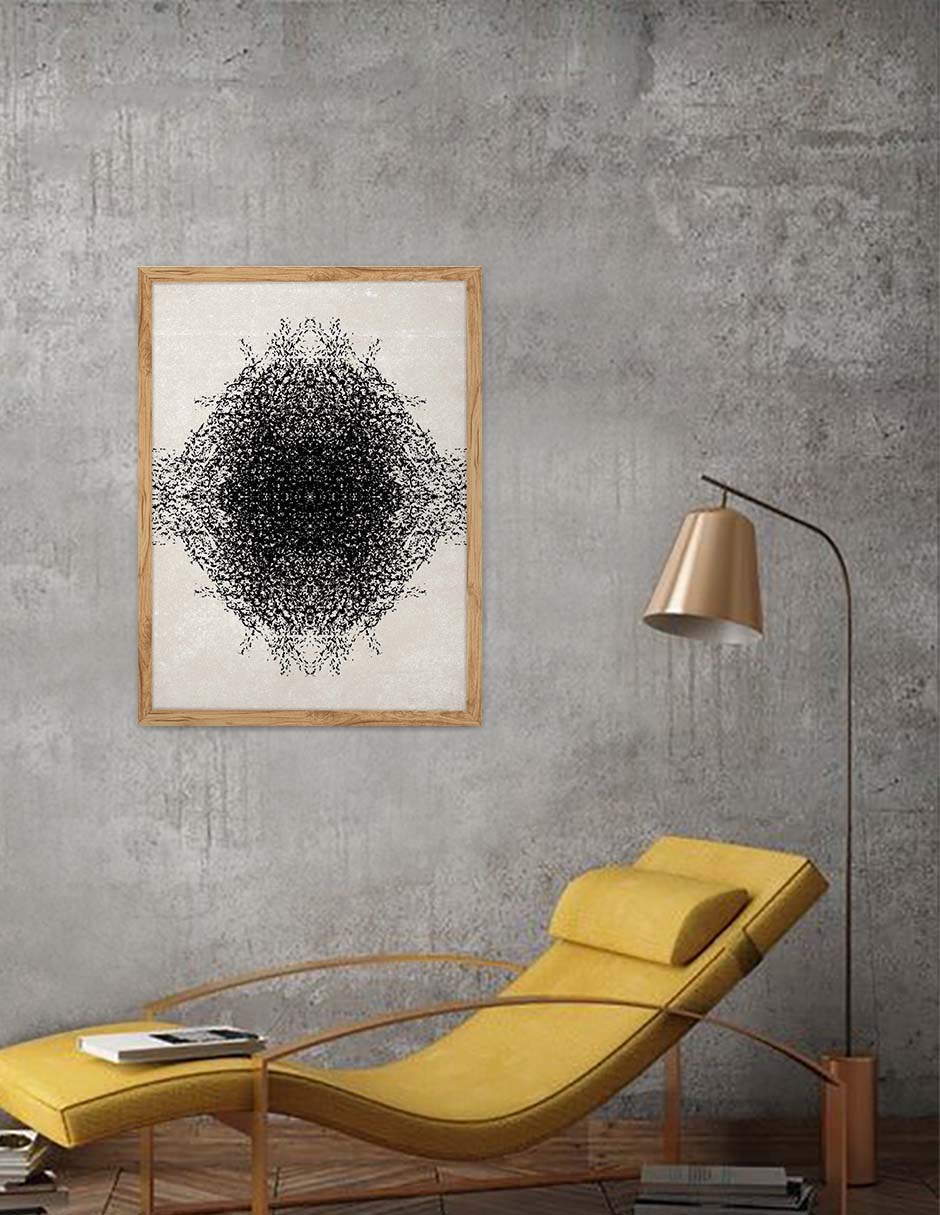 Núcleo: cuadro decorativo, vista 9 (madera render)