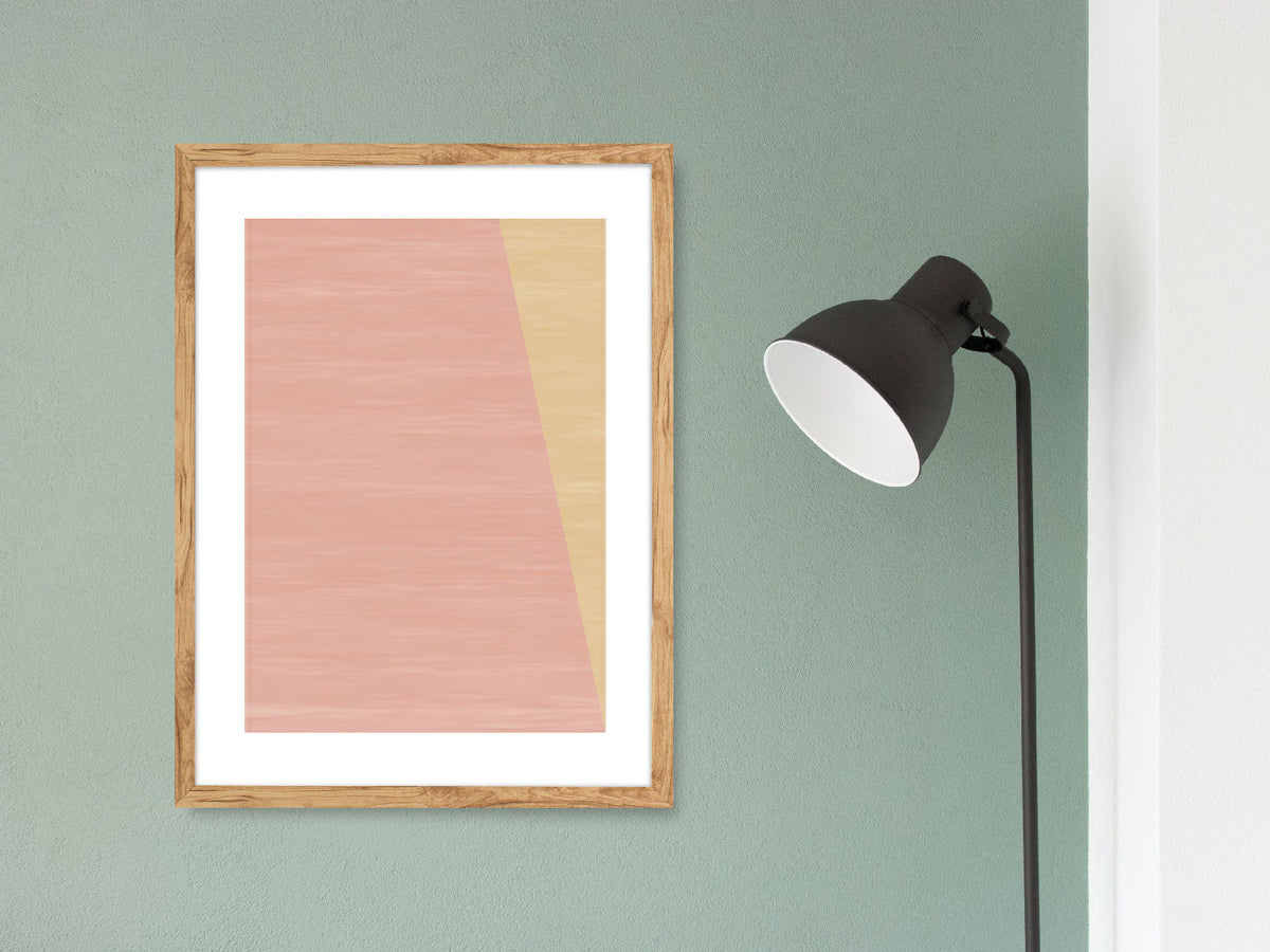Ocre: cuadro decorativo, vista 2 (render 01)