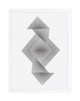 Origami: cuadro decorativo, vista 4 (blanco)