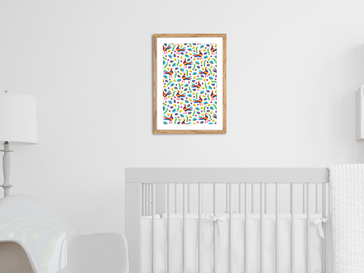Pajarera: cuadro decorativo, vista 3 (c render 2 01)