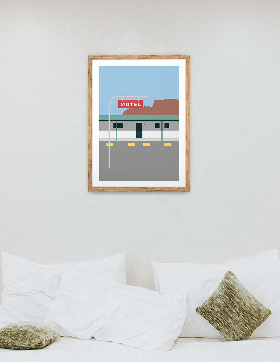 Parador: cuadro decorativo, vista 9 (madera render)