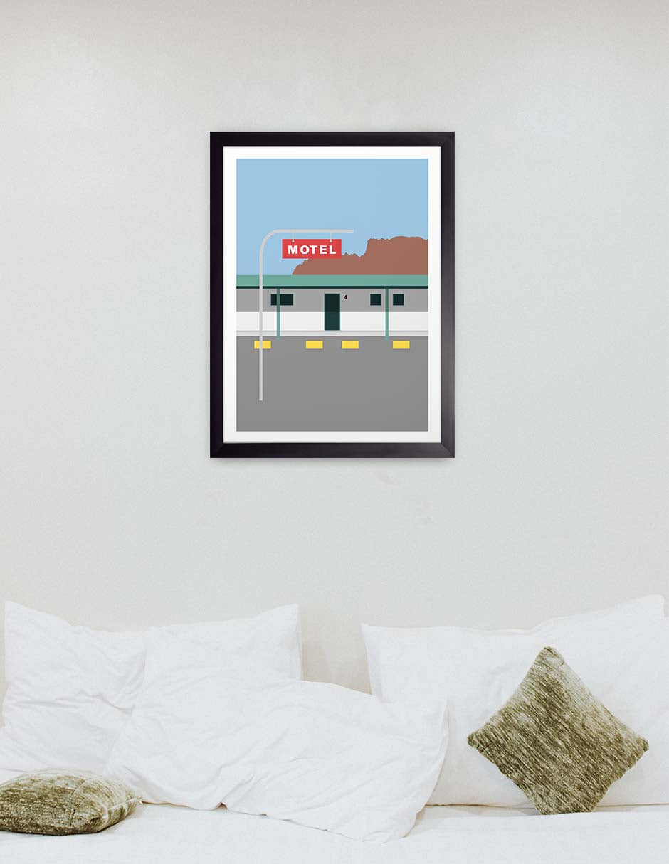 Parador: cuadro decorativo, vista 3 (negro render)