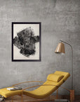 Peñasco: cuadro decorativo, vista 3 (negro render)