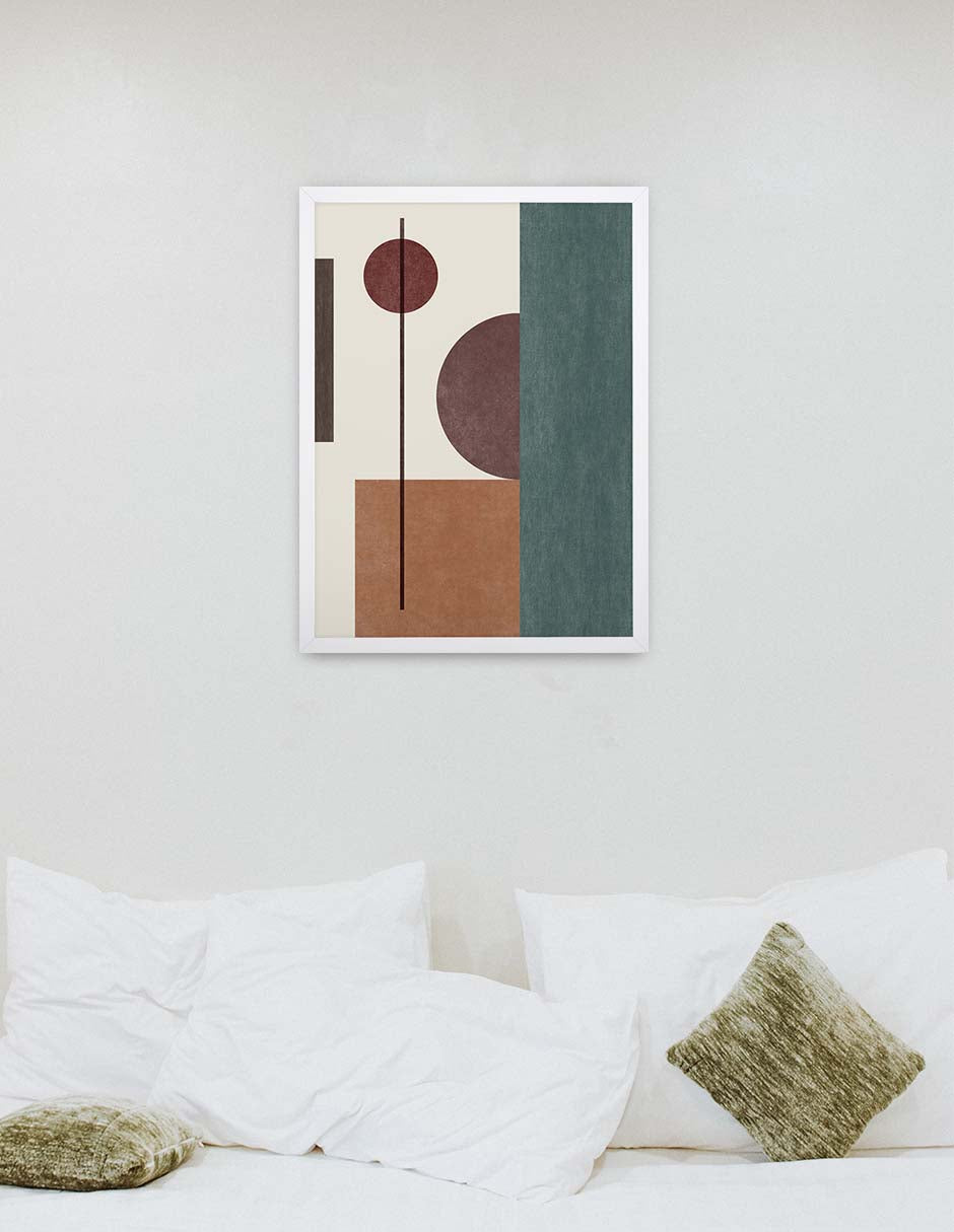 Péndulo: cuadro decorativo, vista 6 (blanco render)