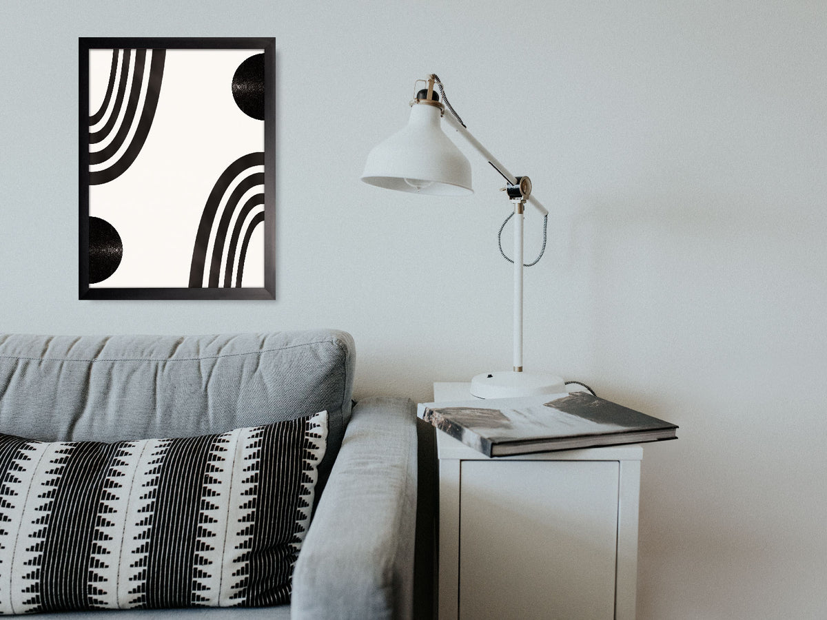 Pentagrama: cuadro decorativo, vista 2 (render 01)