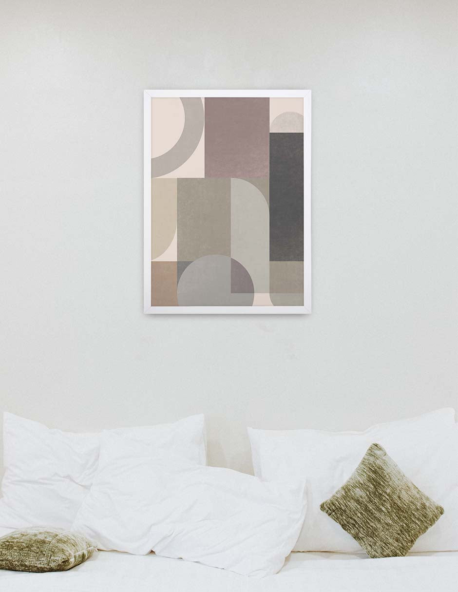 Piedra Suave: cuadro decorativo, vista 6 (blanco render)